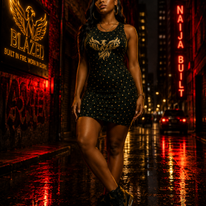 NAIJA BUILT™ Constellation Bodycon Dress